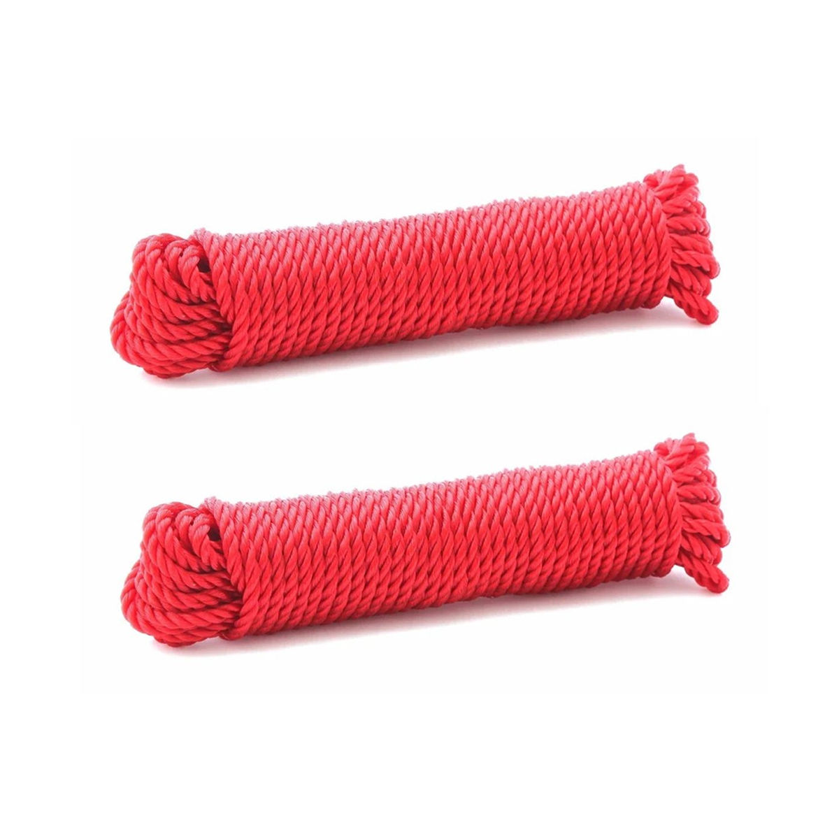 Sapna Nylone Rope Regular - 5mtr Pack of 2 - Red Colour