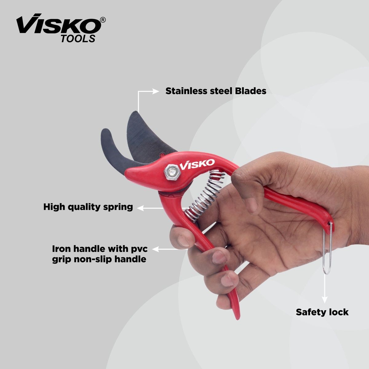 Visko 659 Garden Tools Set With 5 Pieces Garden Tool Kit