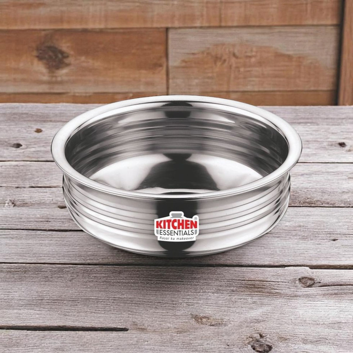 Kitchen Essentials Flat Bottom Urli Size 11 Diameter 18.30 Cm Capacity, 1400 Ml