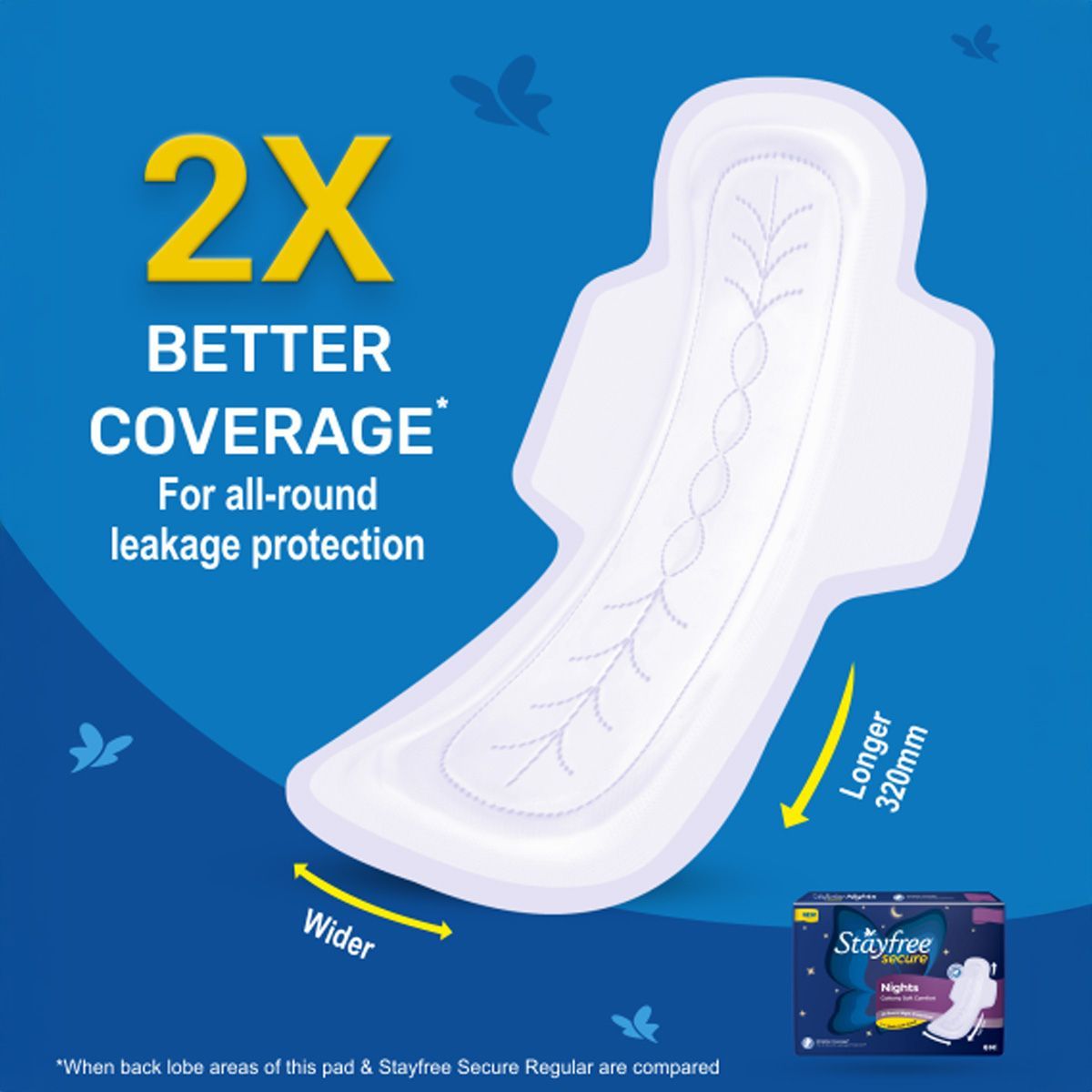Stayfree Secure Nights XXL Sanitary Pads