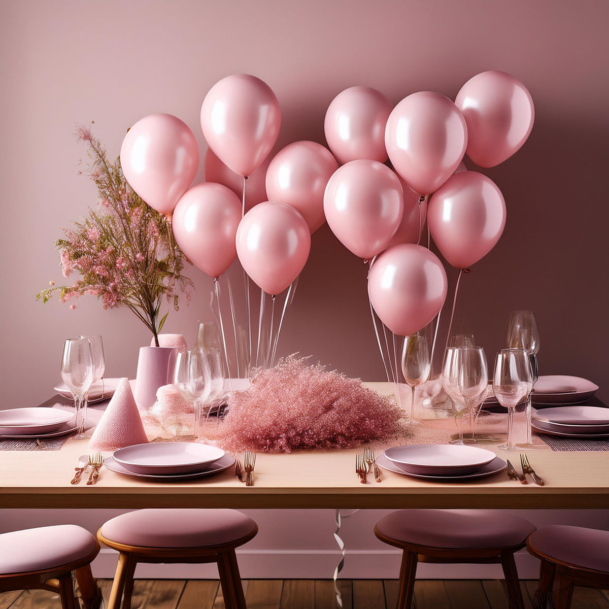 Se7en Balloons - Pink