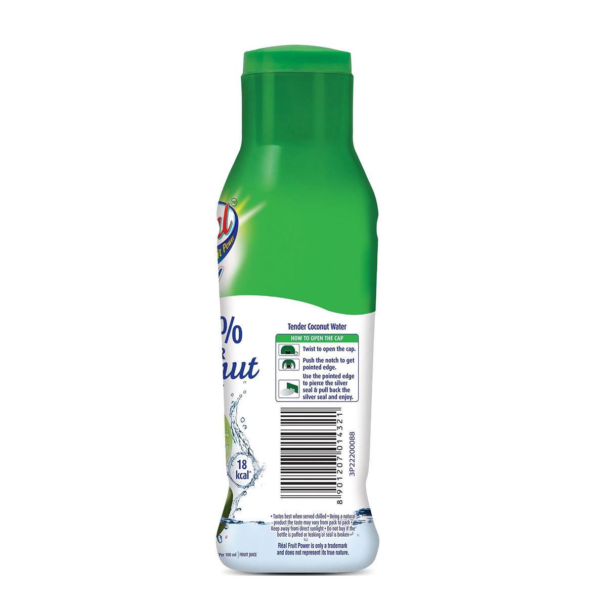 Real Activ 100% Coconut Water - 200 ml (Tetra Pak) 200 ml Combo