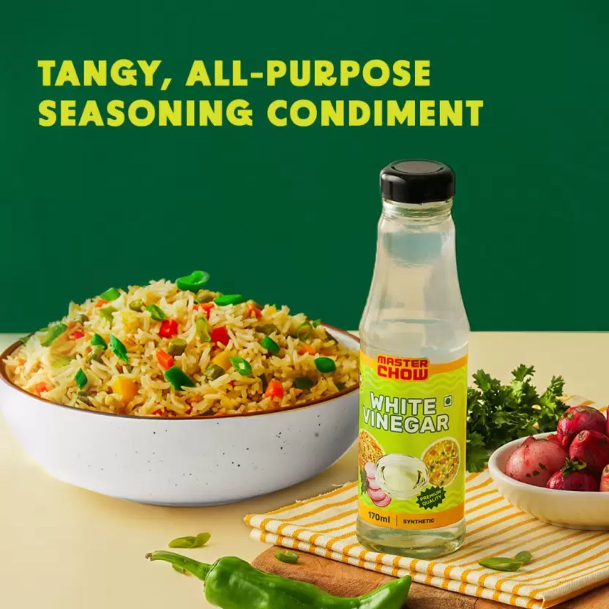 MasterChow White Vinegar 170 ml Combo