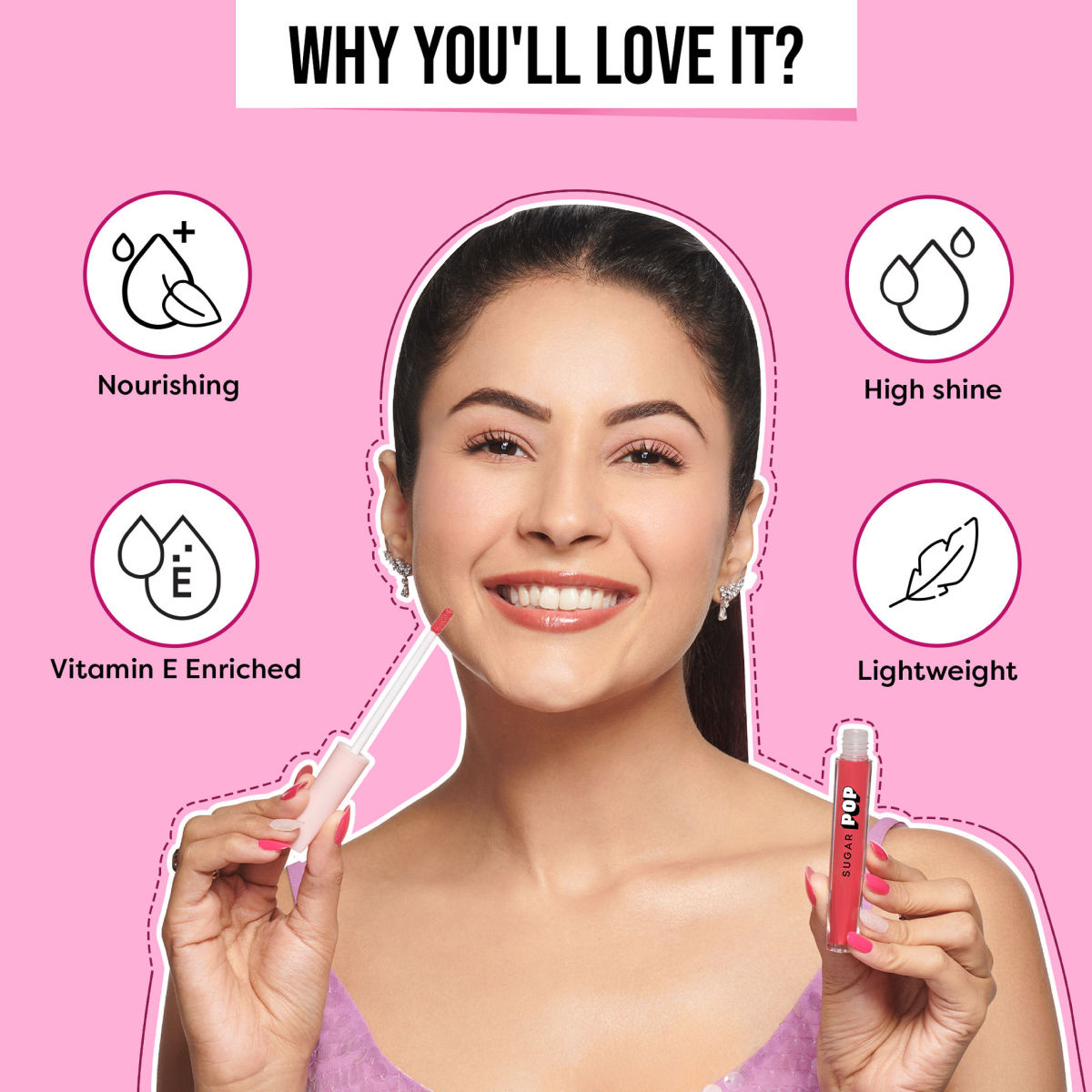 SUGAR POP High Shine Lip Gloss 03 Maple Syrup