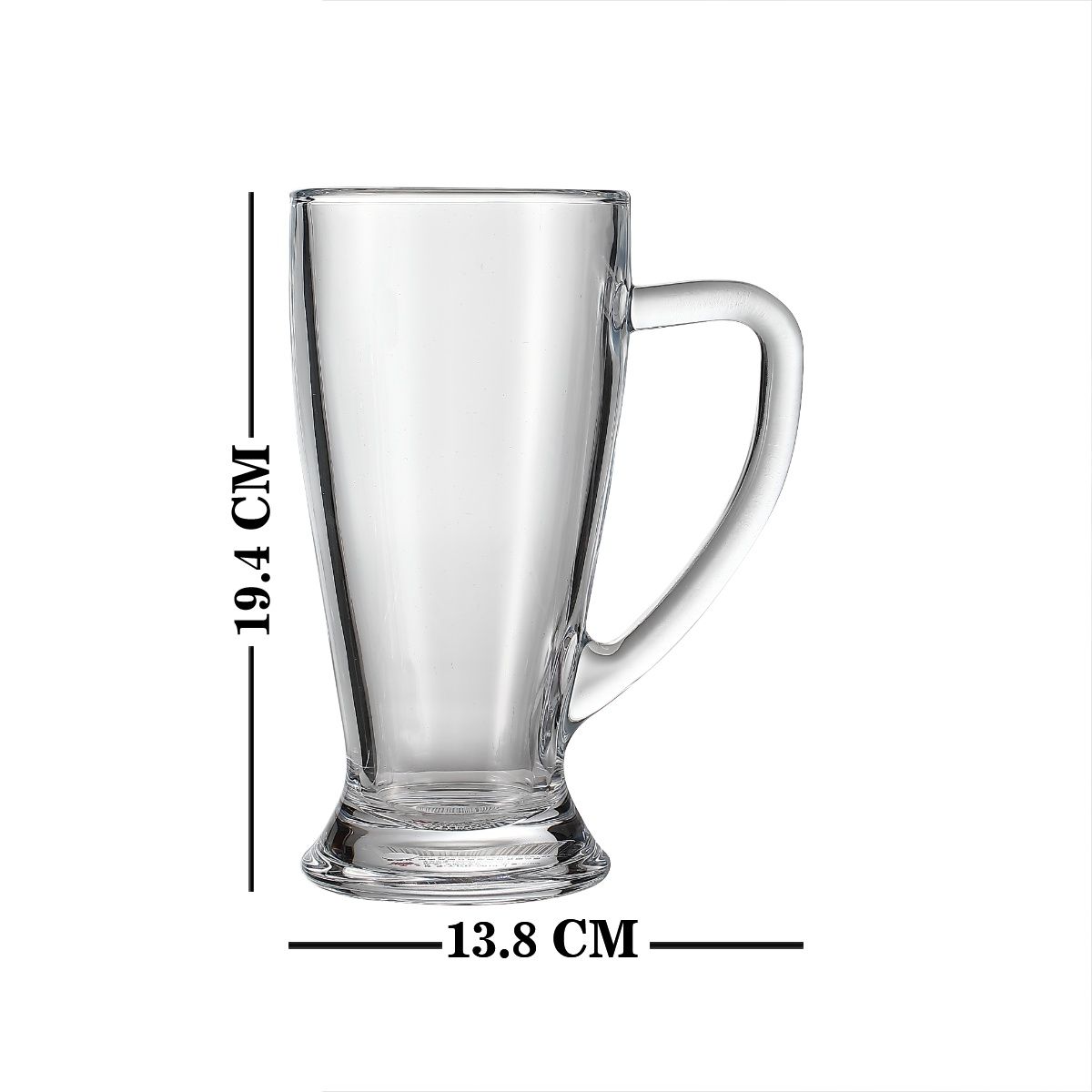 Sanjeev Kapoor Preoni Beer Mug 675 ml | Set of 2 Piece