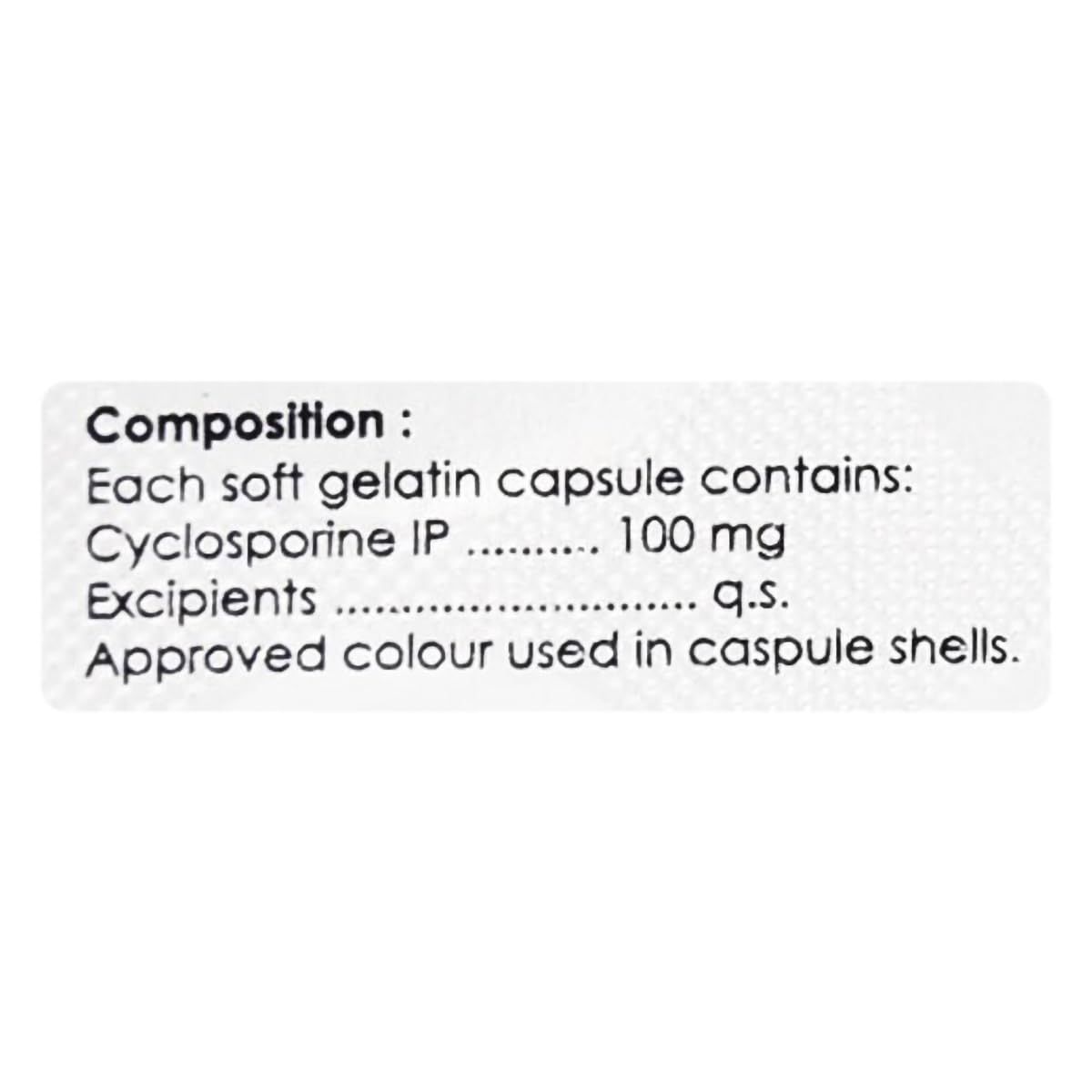 Cyclonox 100mg Soft Gelatin Capsules