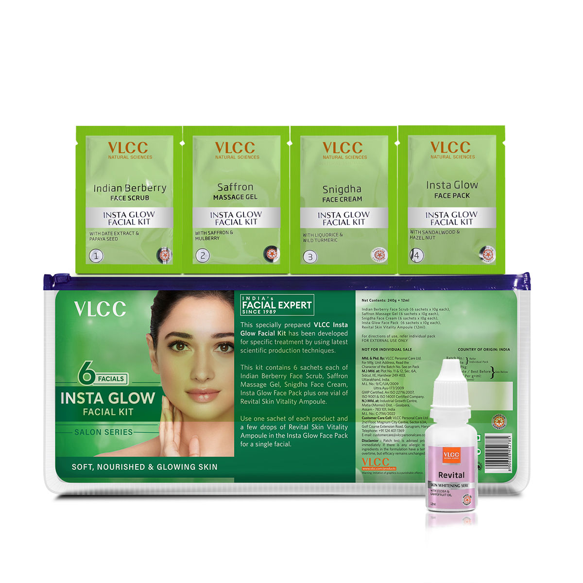 VLCC Salon Series Insta Glow Facial Kit ( 6 Facials )