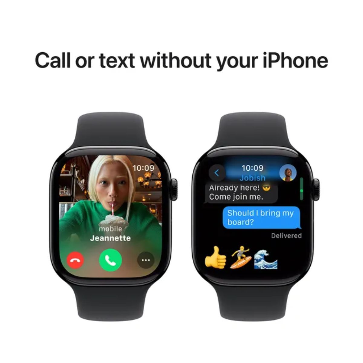 Apple Watch Series 10 - 42 mm | WatchOS 11 | Jet black
