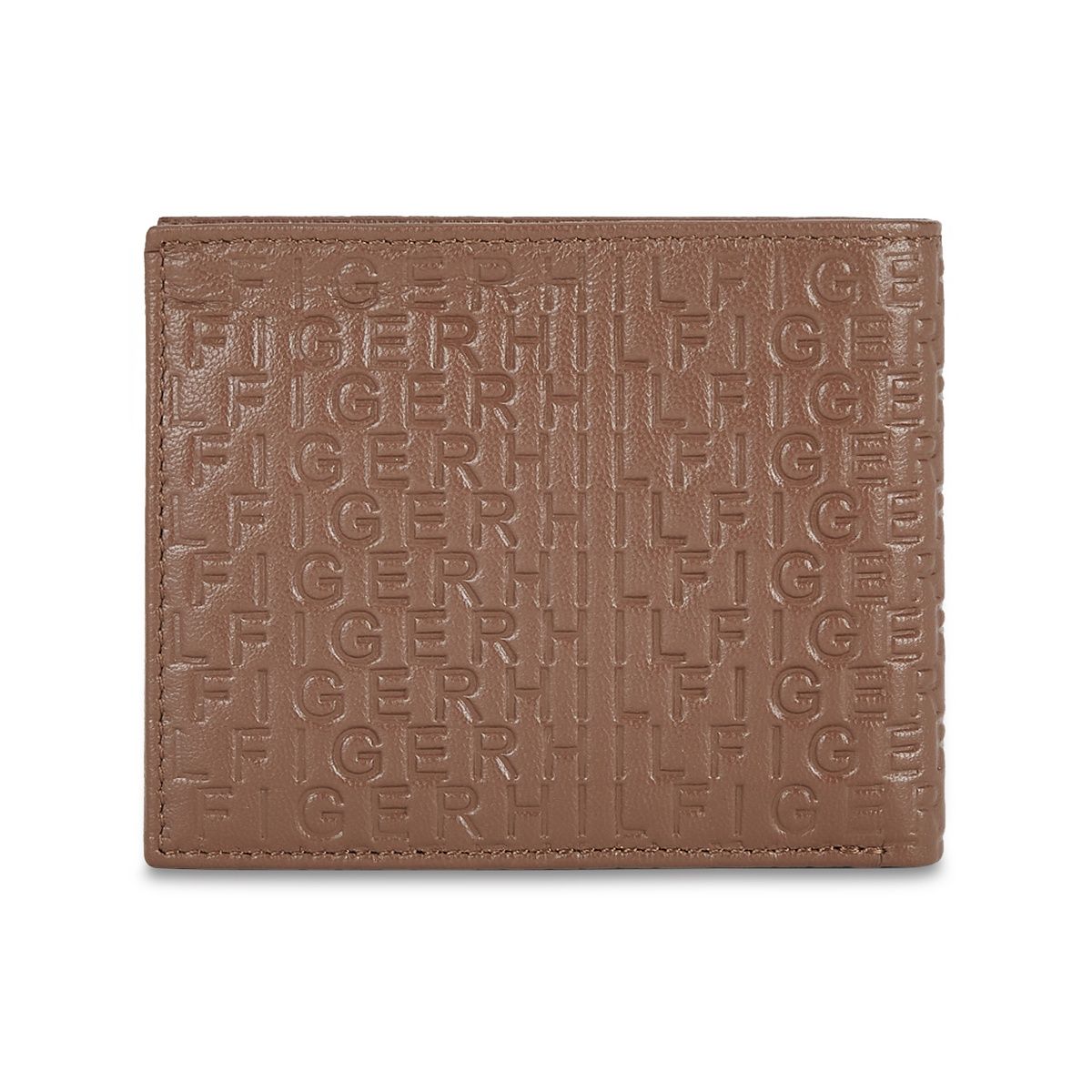 Tommy Hilfiger Men's Solid Leather Wallets | Brown - Free Size