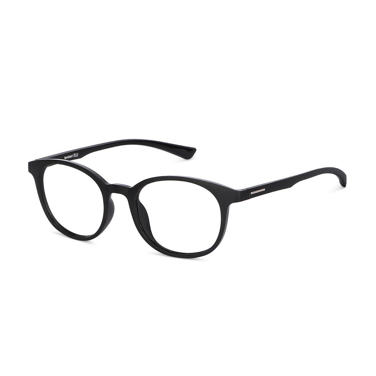 Lenskart Blu Unisex Geometric TR90 Computer Glasses | Black - M