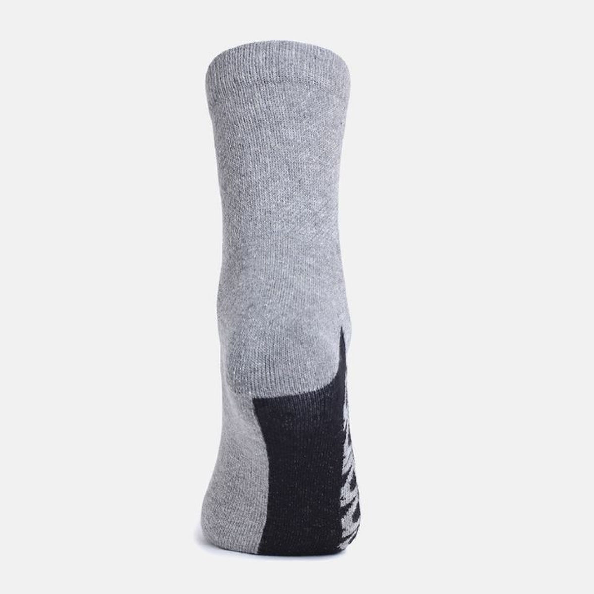 Adidas Men's Heel and Toe Cushion High Ankle Coll | One Size | Navy and Grey Melange