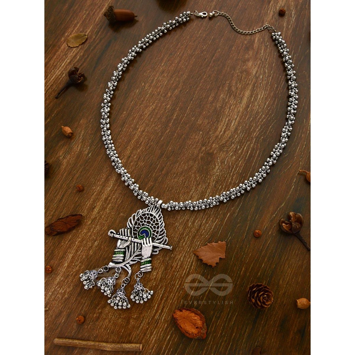 Everstylish The Charismatic Krishna - Statement Ethnic Enamelled Neckpiece