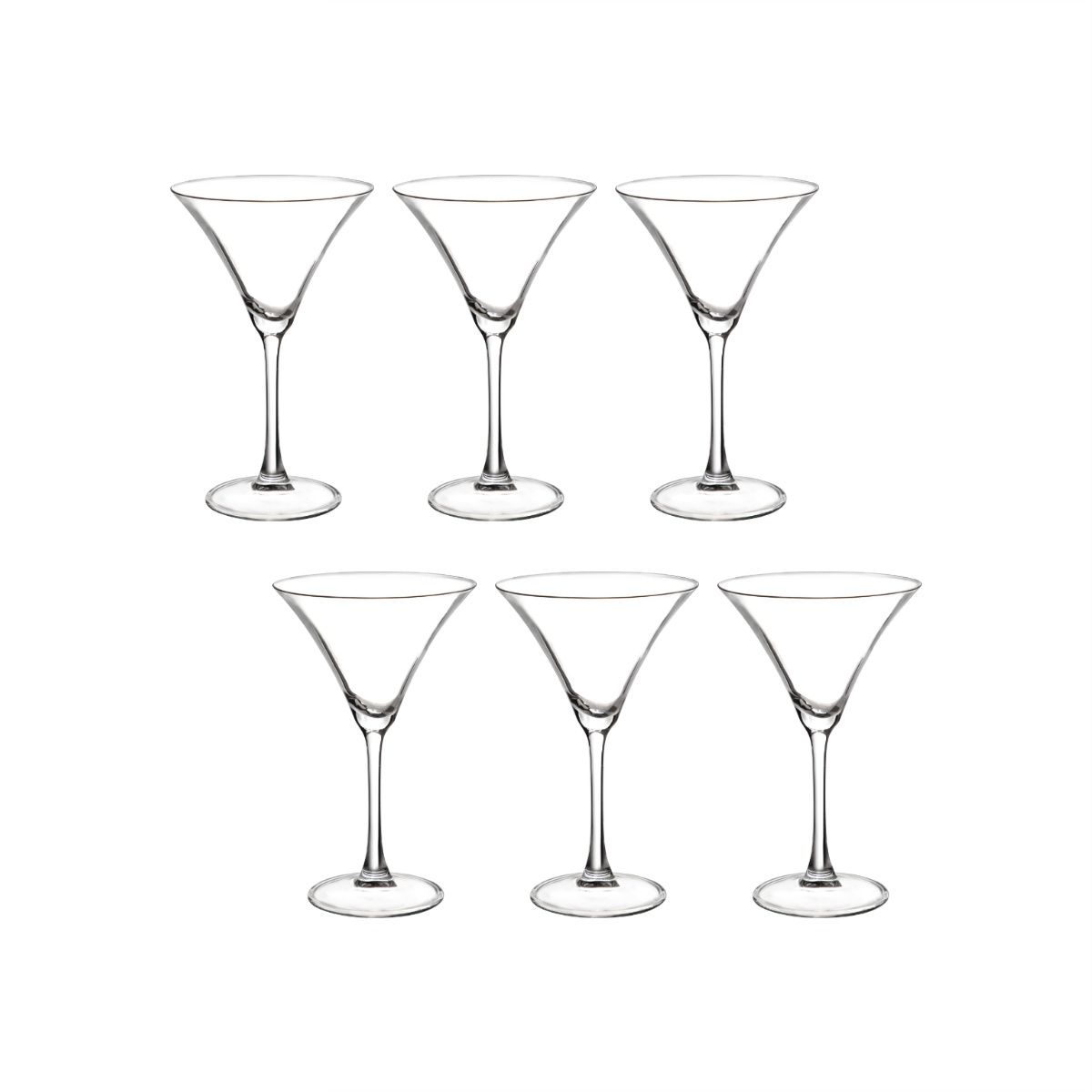 Sanjeev Kapoor RadisSet of n Martini Glass 285 ml | Set of 6 Piece