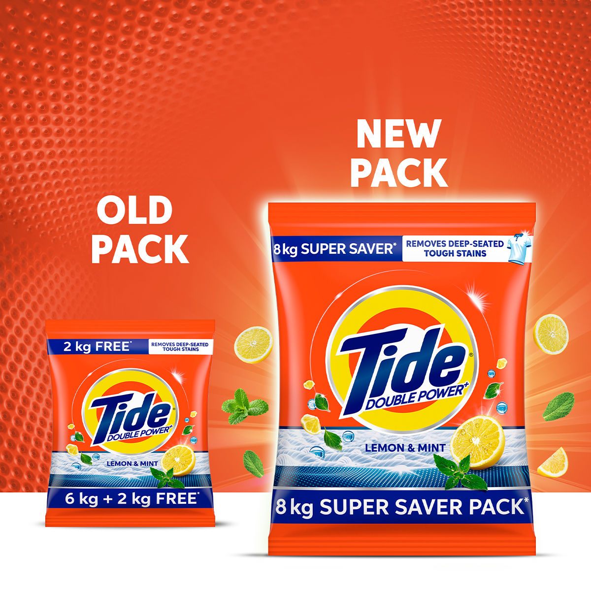 Tide Plus Lemon & Mint Detergent Powder