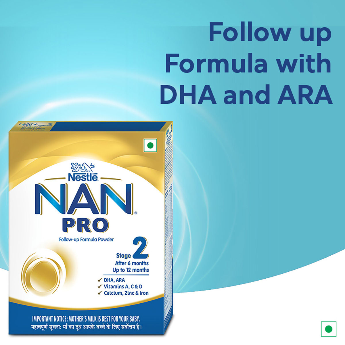 Nestle Nan Pro Stage 2 Follow-Up Formula After 6 Months 400 g Combo