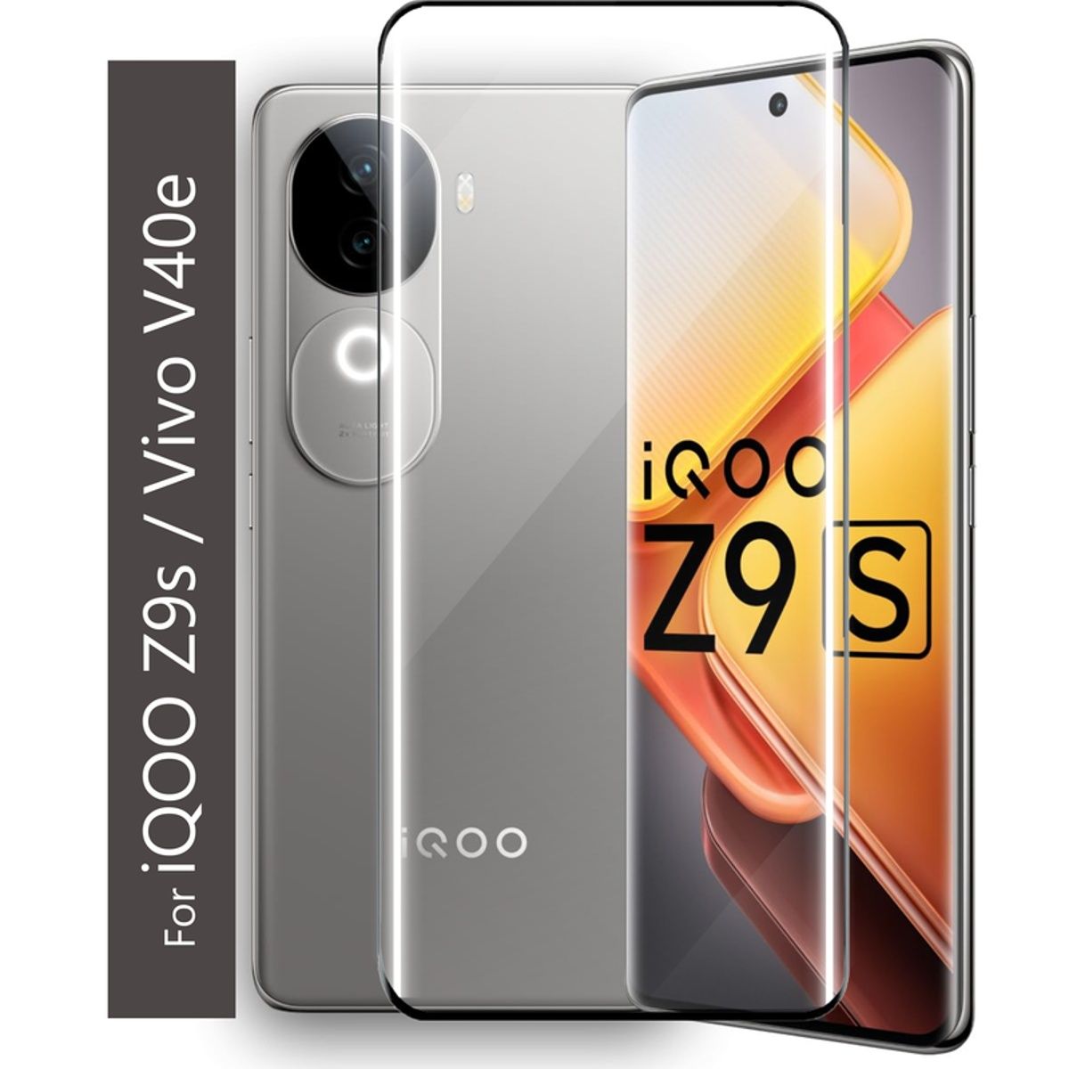 Kwine Case Iqoo Z9S / Vivo V40E Tempered Glass Screen Protector