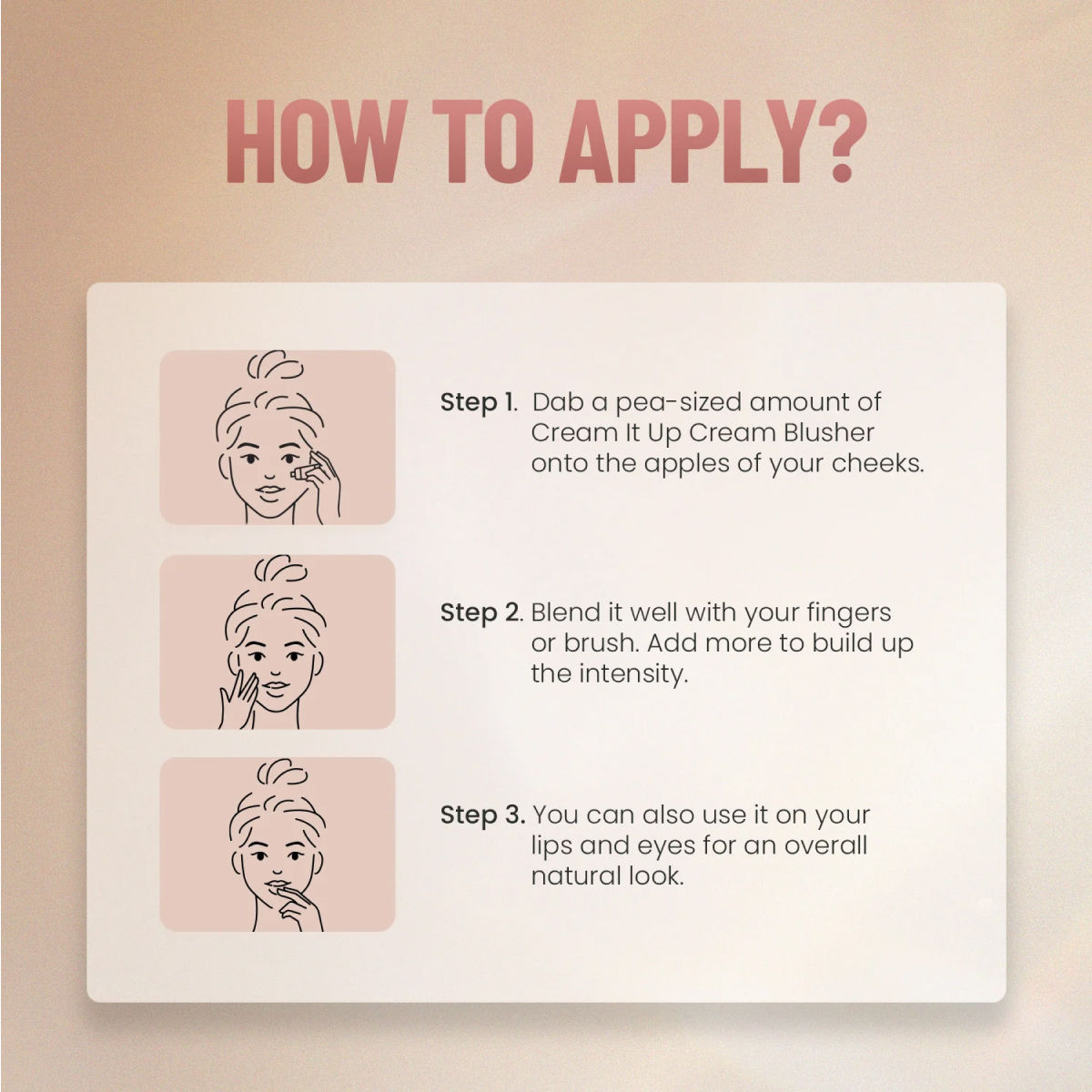 Swiss Beauty Cream It Up Blusher With Shea Butter - 2 Natural Flush
