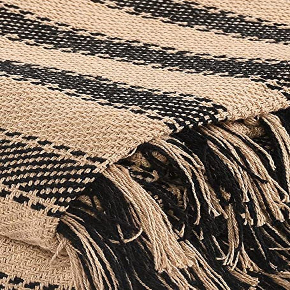 Sashaa World Striped Sofa Throw