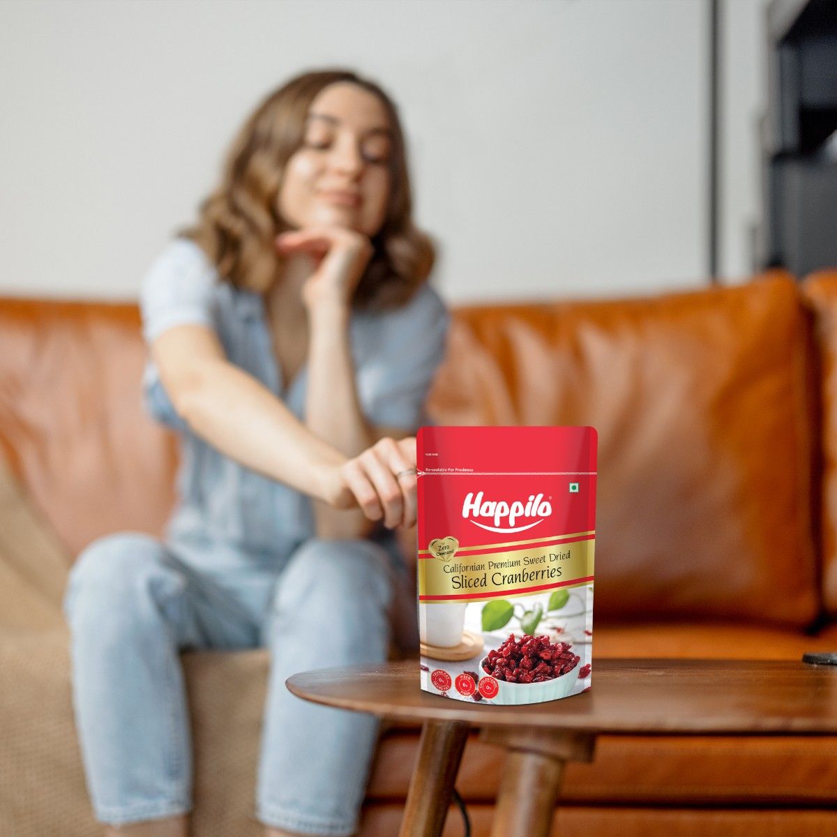 Happilo Premium Californian Dried and Sweet Sliced Cranberries