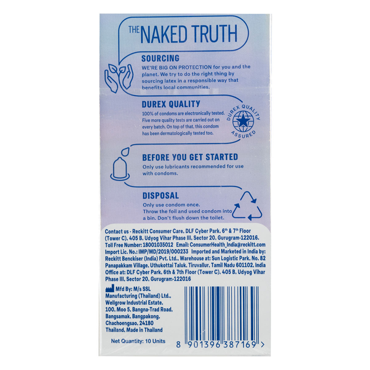 Durex Invisible Condom - Super Ultra Thin Condoms