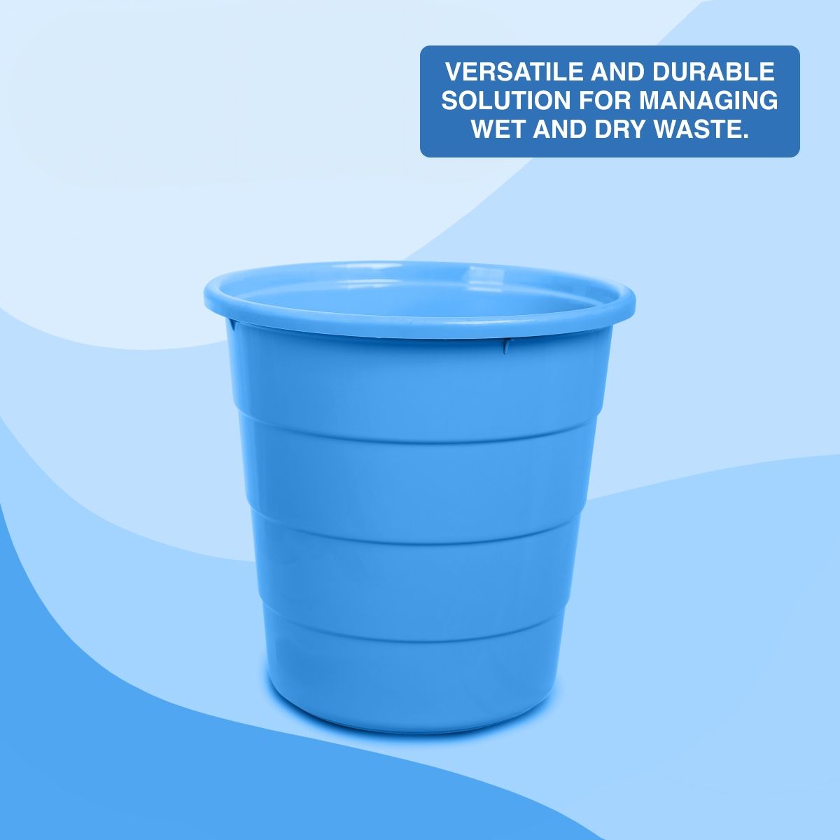 BAY6 Waste Paper Bin 8.5 L - Blue