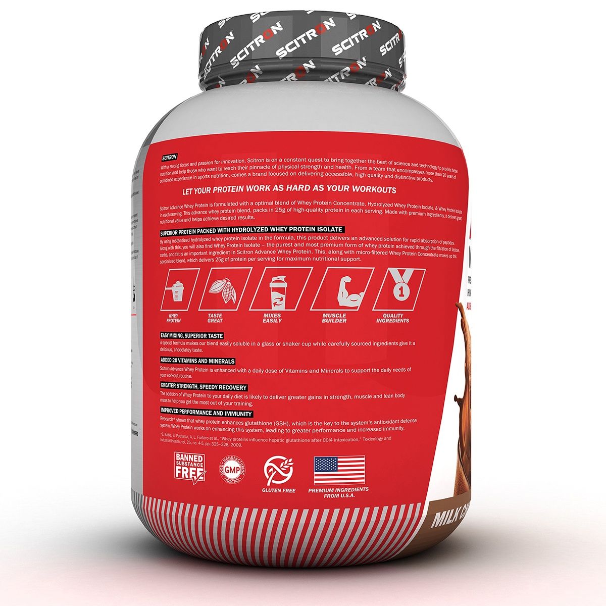 Scitron Advance Whey Protein Milk Chocolate