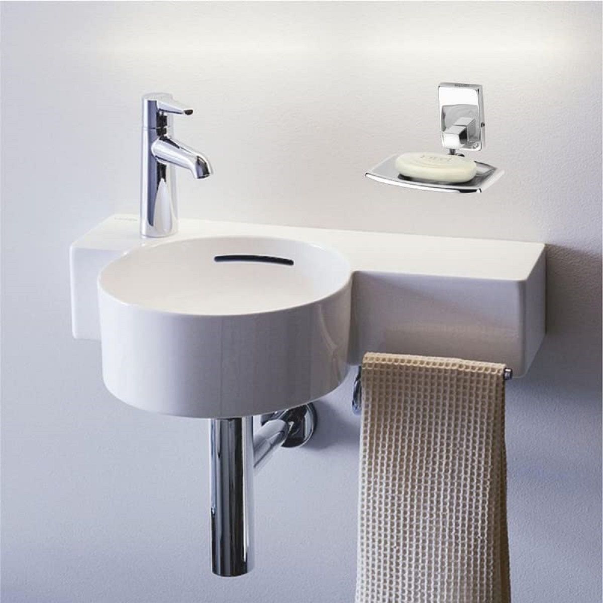 GLOXY Square Shape Stainless Steel Single Soap Holder, Soap Stands for Bathroom Soap Tray
