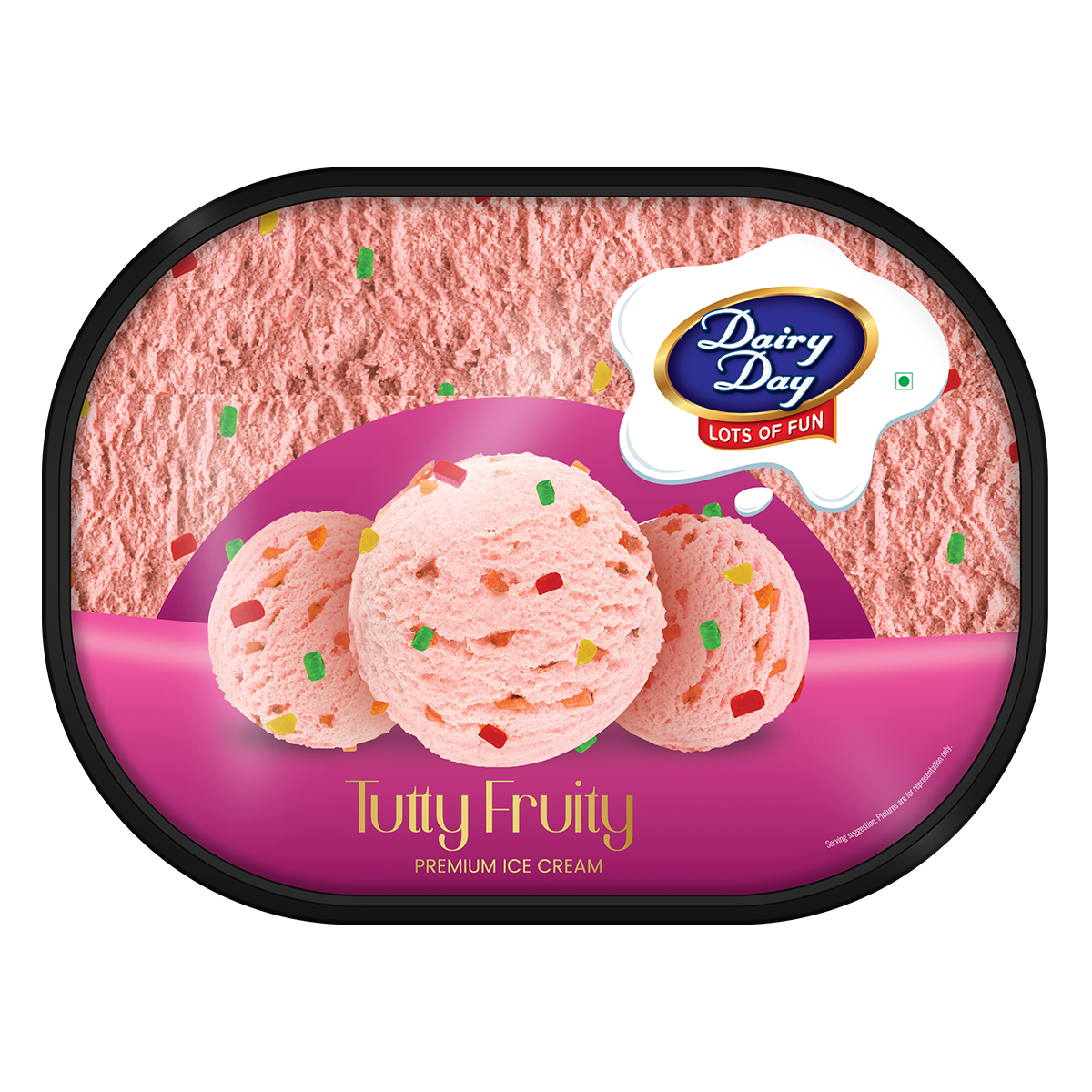 Dairy Day Tutti Frutti Ice Cream Tub