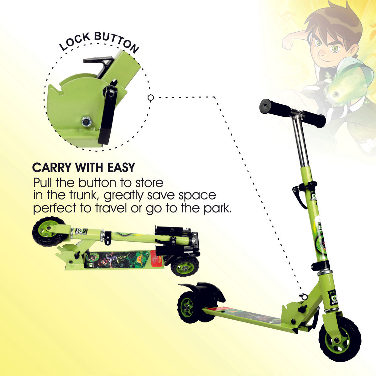 Toyzone Ben 10 Scooter Square