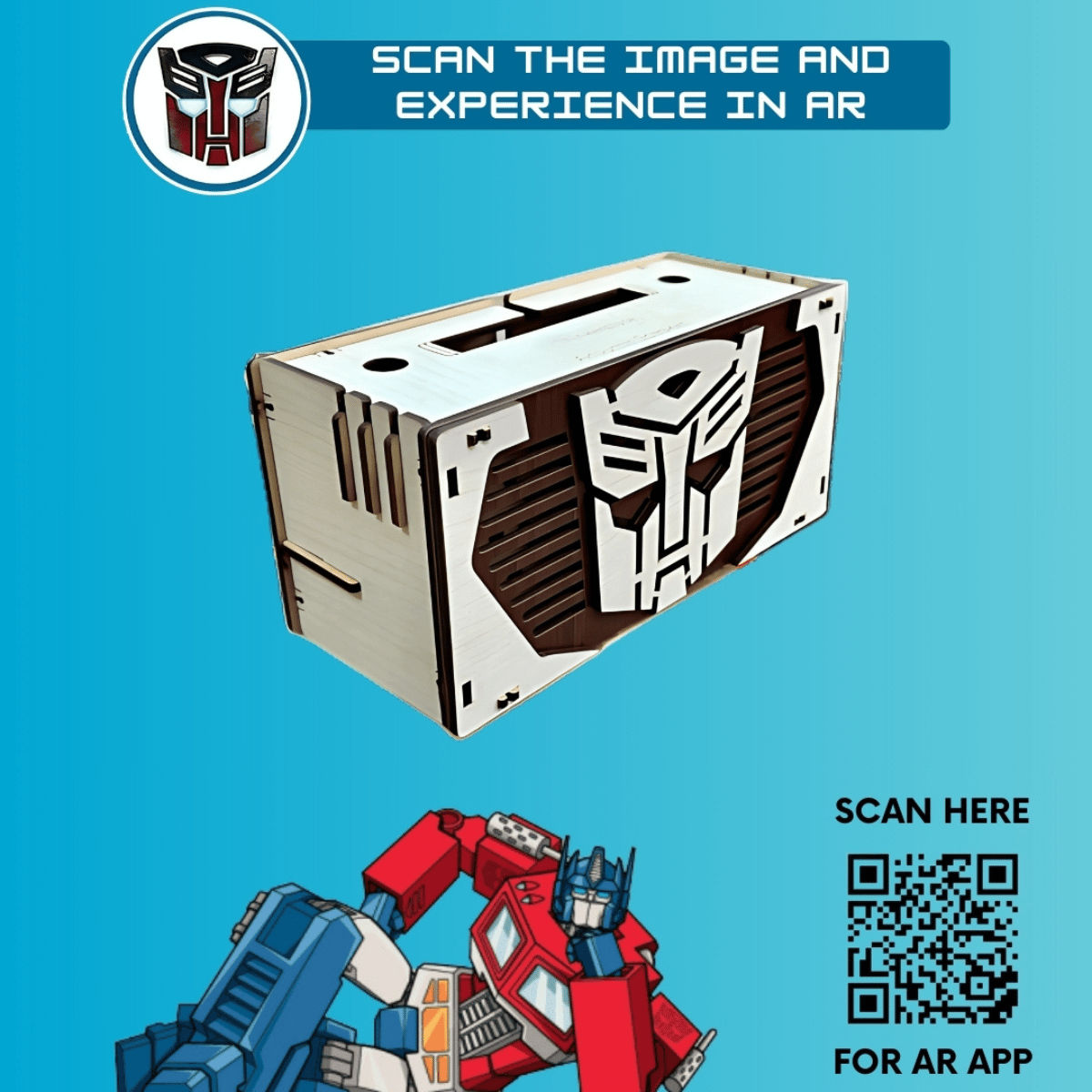 ThinkerPlace Transformer Acoustic Speaker Kit | Build & Learn Sound with Speaker (Age 6+)