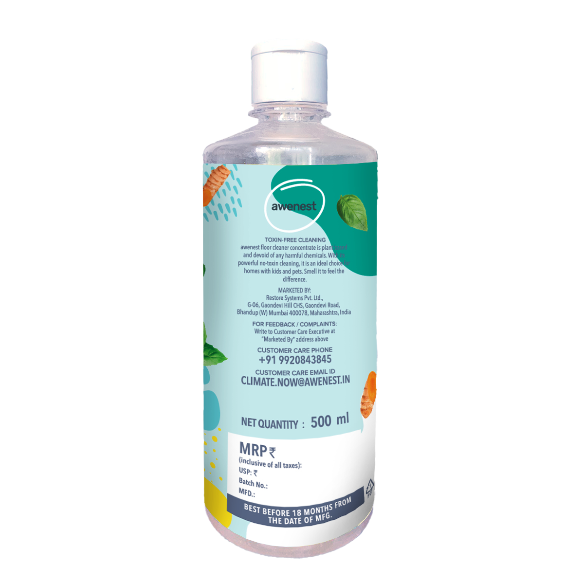 Awenest No-Toxin Plant Based Floor Cleaner