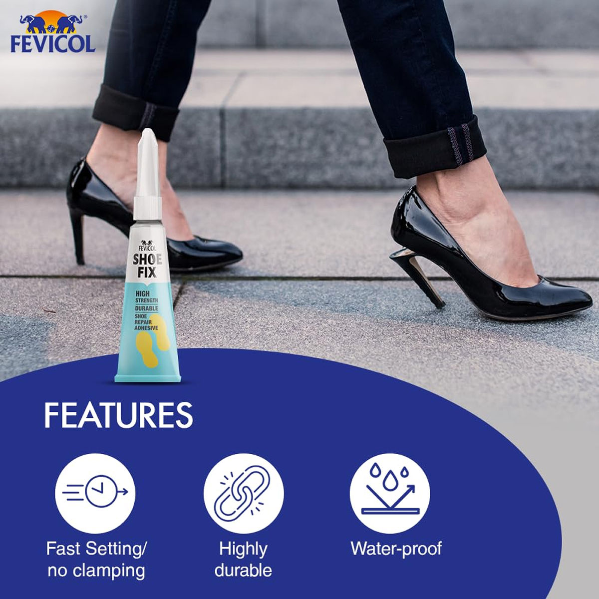 Fevicol Shoefix 2 G| Expert Shoe Repair Glue | Fast, Waterproof & Durable