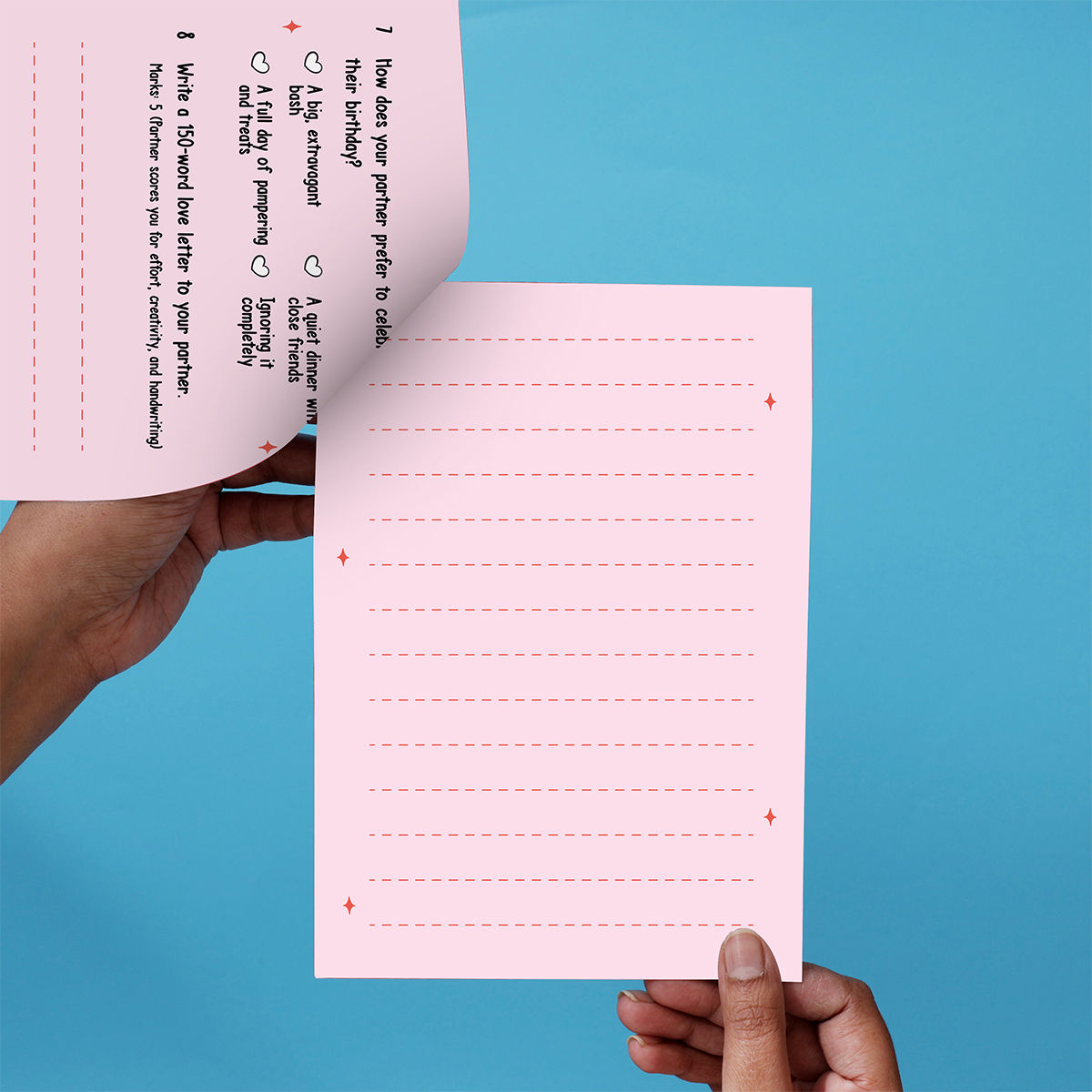 Happy Mail 50-Mark Couples Quiz Card