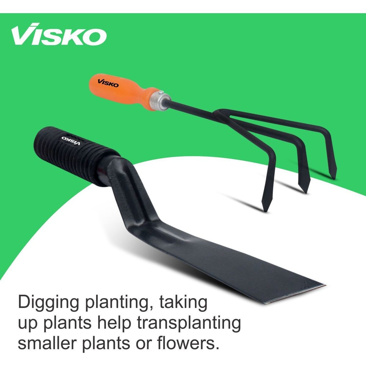 Visko 531 Garden Tools Set With 5 pcs Garden Tool Kit | 5 Tools