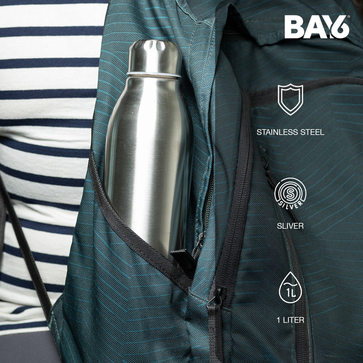 BAY6 Steel Cola Shape Bottle - 1L