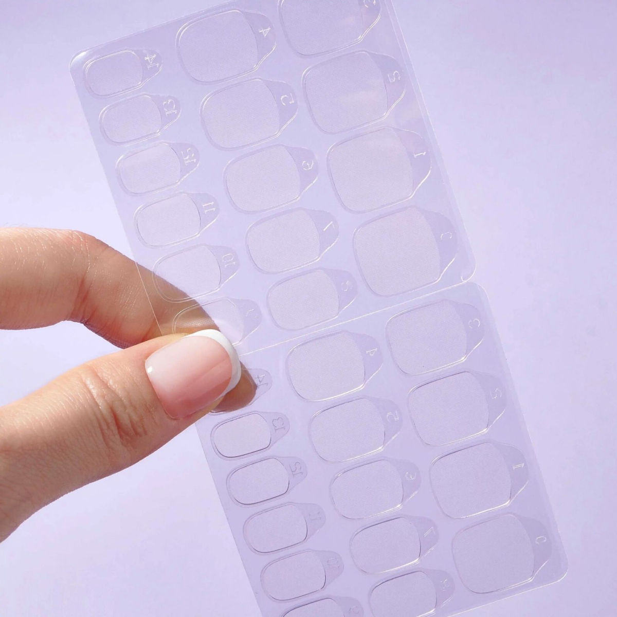 Pep Nails | Glue Tabs | Single Sheet Of 30 | Non Damaging | 1 Week Stay | Easy To Use And Remove
