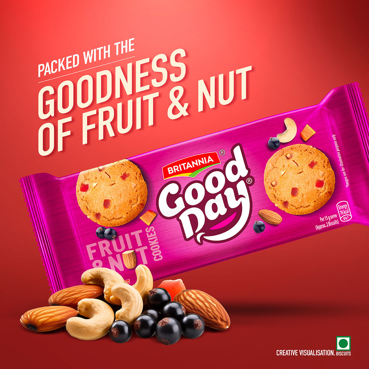 Britannia Good Day Fruit & Nut Cookies