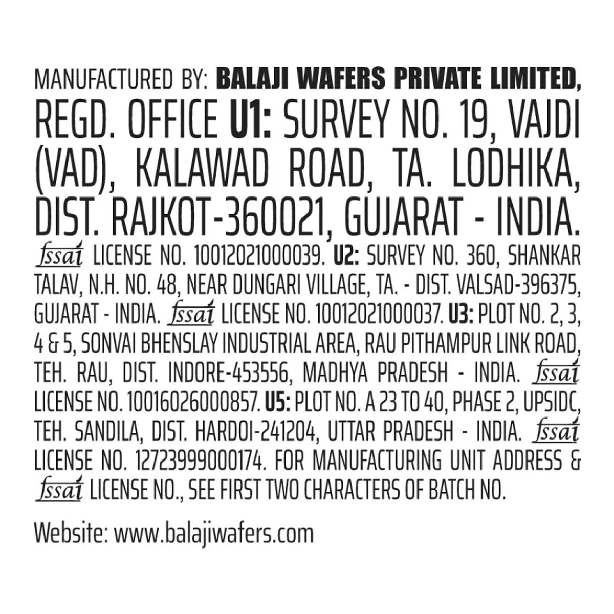 Balaji Crunchex Chili Tadka Wafers