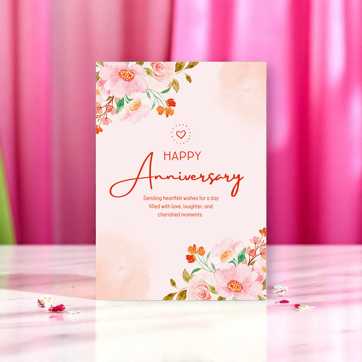 House Of Festivals Happy Anniversary Greeting Card - Design 4