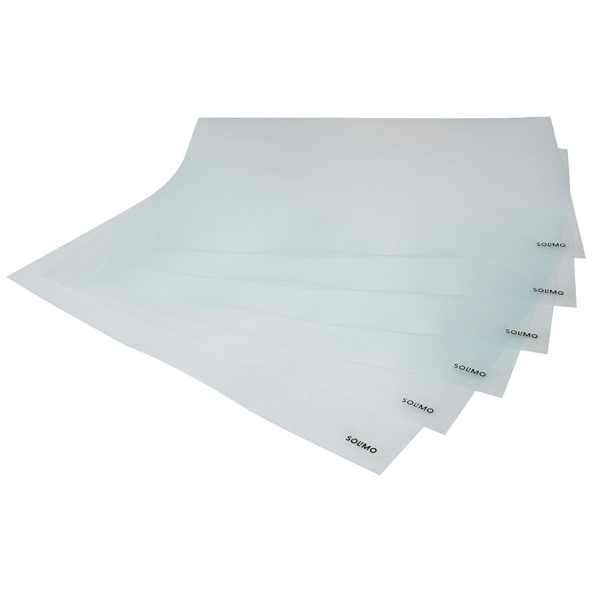 Kuber Industries PVC Fridge Multipurpose Mat | Set of 6| White| Standard
