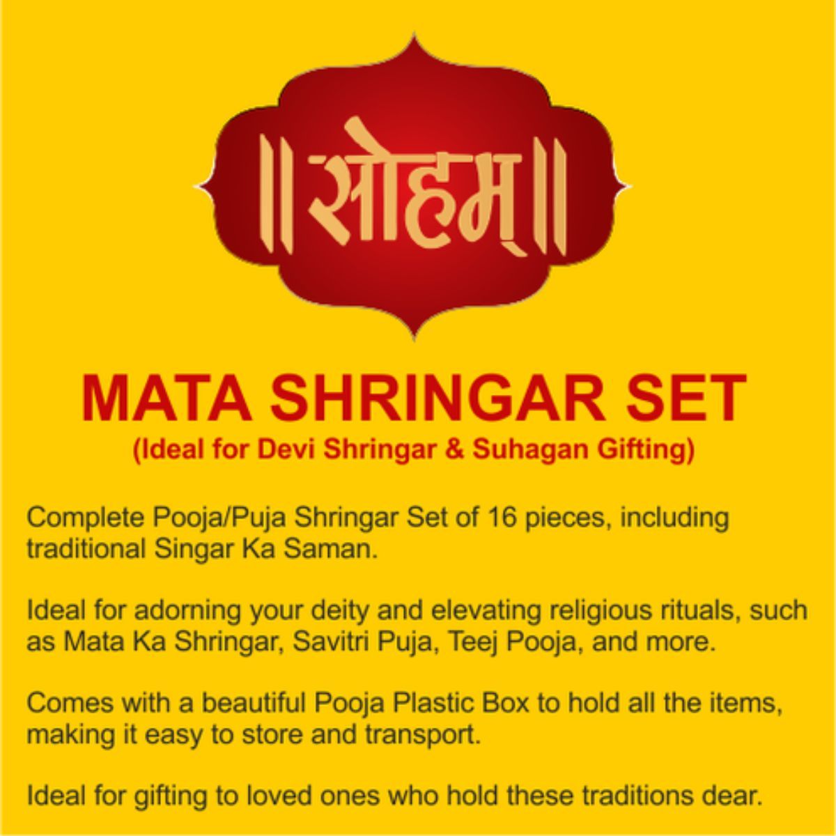 Sohum Shringar Set - Multicolor | One Size