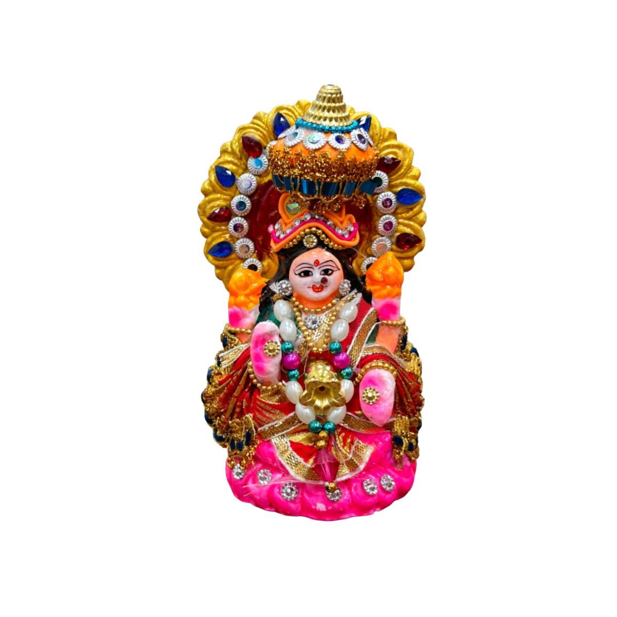 Diacraft Lakshmi Ganesh Idol - Diwali Puja | 4 Inch