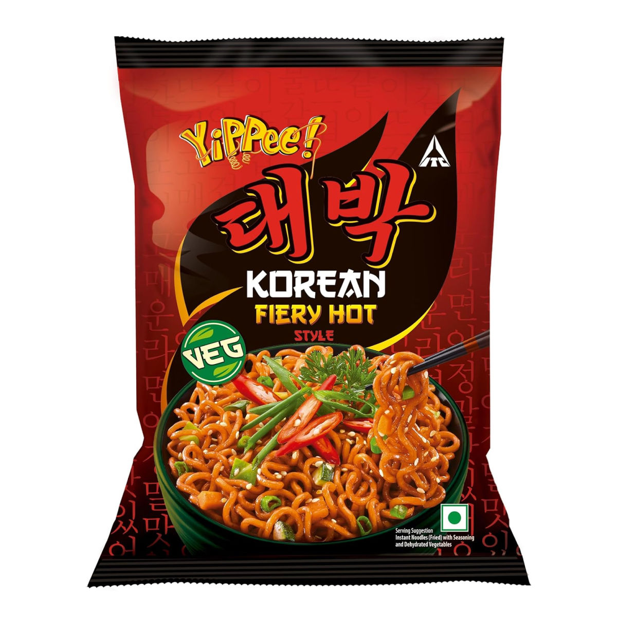 Sunfeast Yippee! Korean Noodles Fiery Hot 75 g Combo