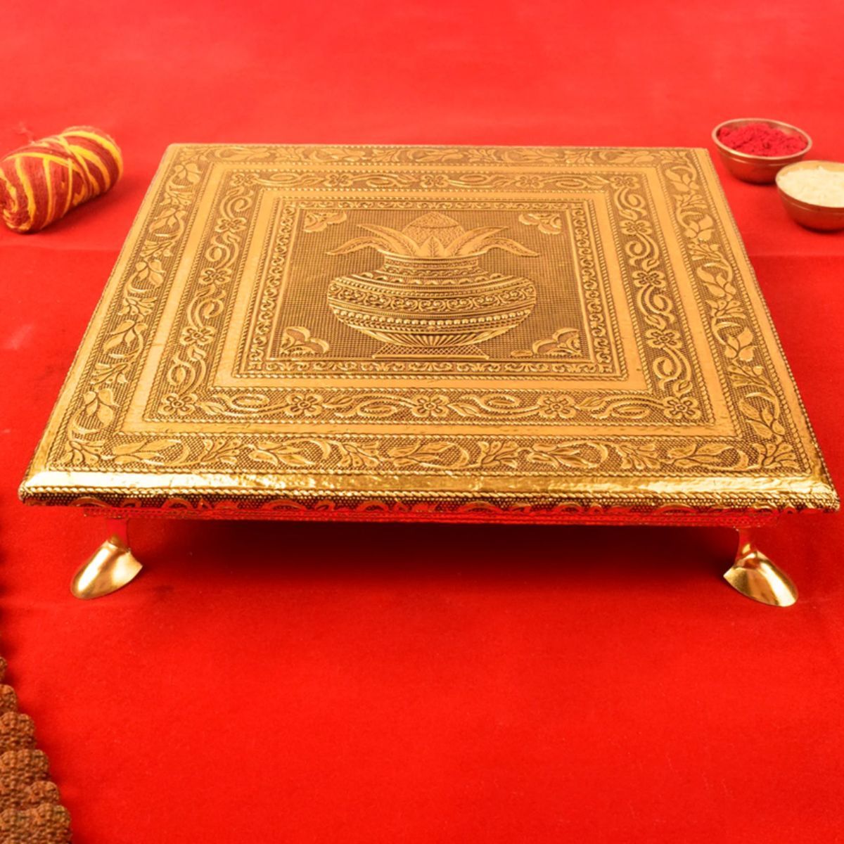 Satvik 12 inch Chowki