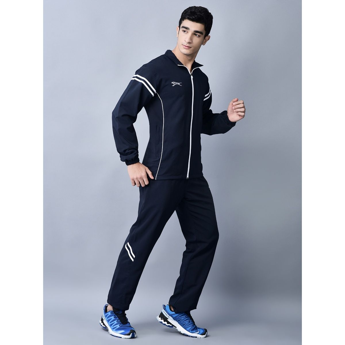 Shiv Naresh Unisex Tracksuit | E-SNTSW448B | Navy - S