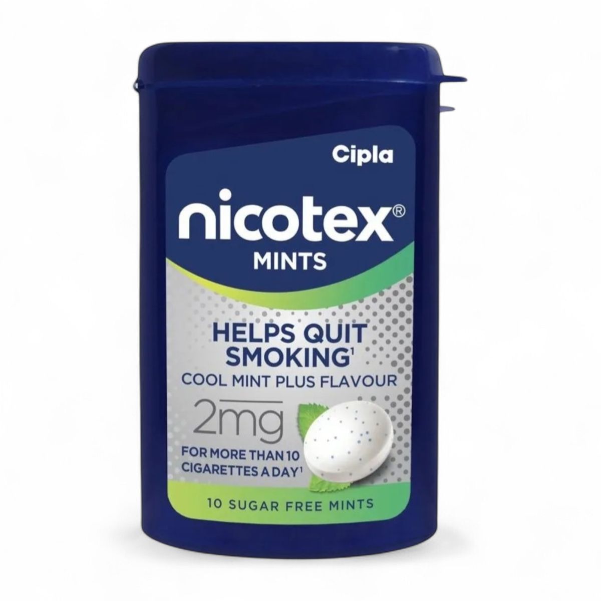 Nicotex Big Lozenges Mint Plus 2MG 10 pc Combo