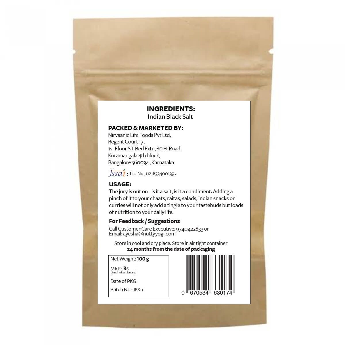 Nutty Yogi Black Salt