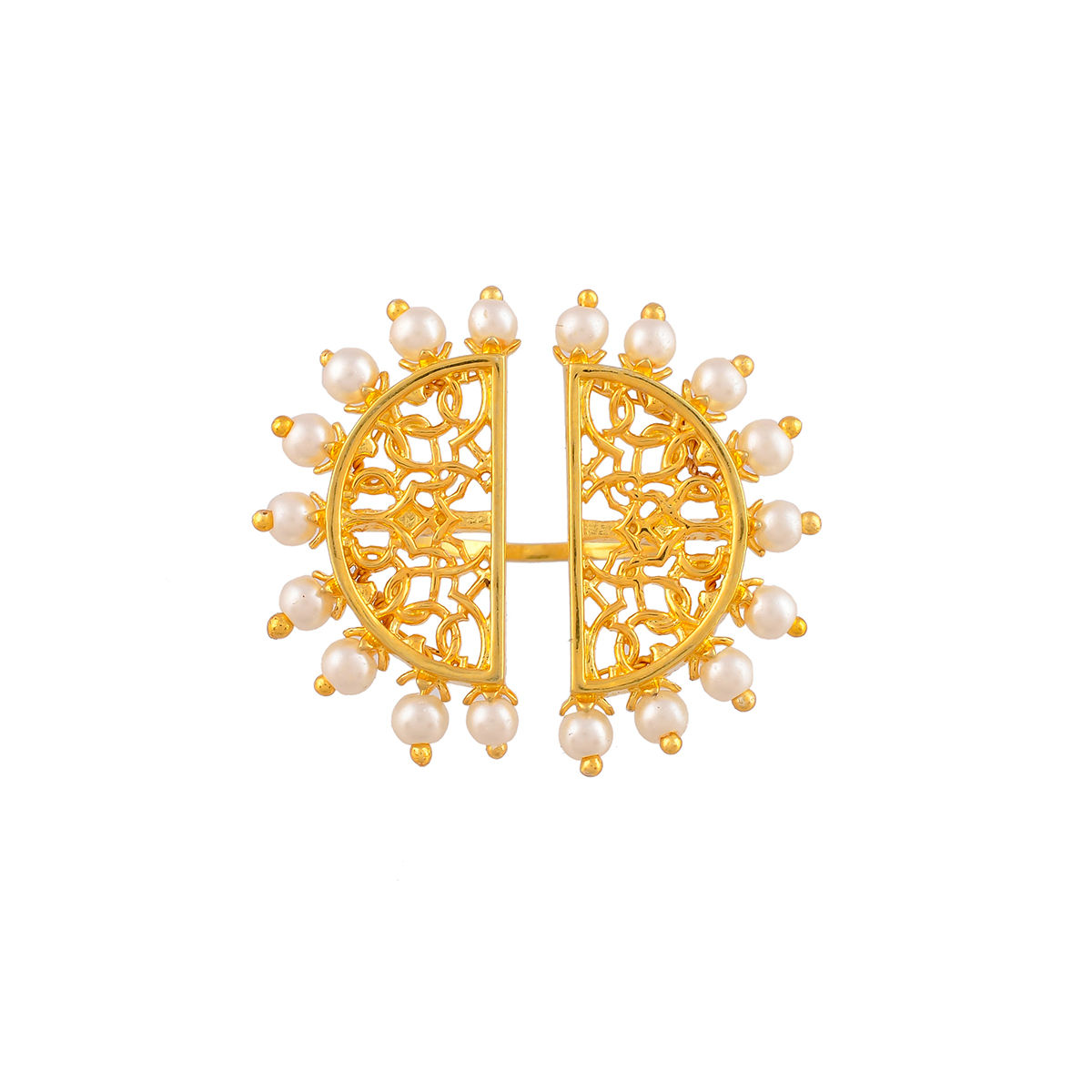 Voylla Nazakat Afreen Statement Open Ring