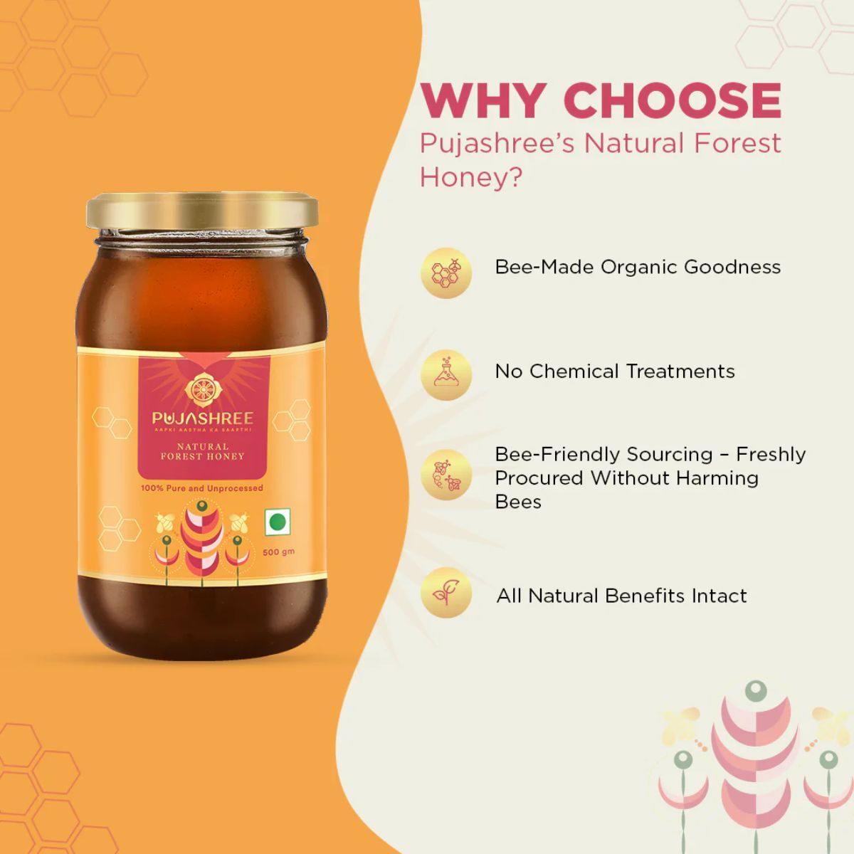 Pujashree Natural Forest Honey