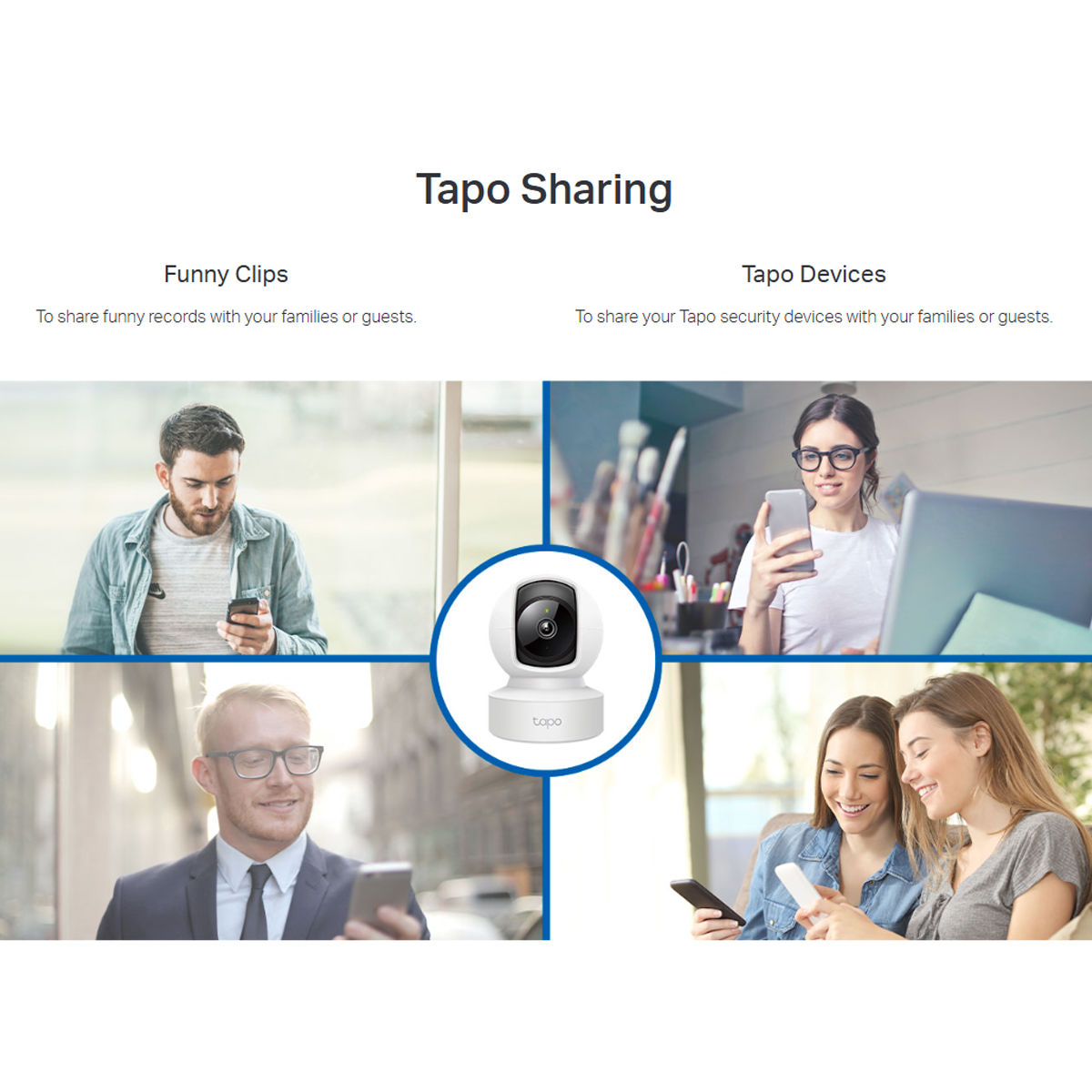 TP-Link Tapo C212 Pan/Tilt Home Security Wi-Fi Camera, Works with Alexa & Google Home